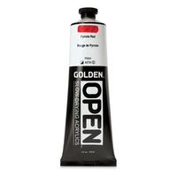 GOLDEN OPEN Slow-Drying Acrylic Paint 148 ml – 7277 Pyrrole Red