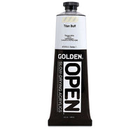 GOLDEN OPEN Slow-Drying Acrylic Paint 148 ml – 7370 Titanium Buff