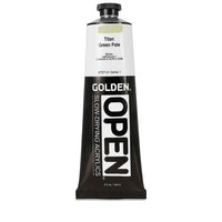 GOLDEN OPEN Slow-Drying Acrylic Paint 148 ml – 7371 Light Green Titanium