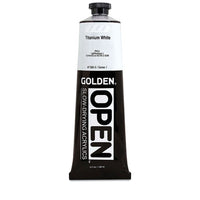GOLDEN OPEN Slow-Drying Acrylic Paint 148 ml – 7380 Titanium White