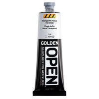 GOLDEN OPEN Slow-Drying Acrylic Paint 148 ml – 7386 Transparent Yellow Iron Oxide