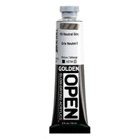 GOLDEN OPEN Slow-Drying Acrylic Paint, 59 ml – 7445 N5 Neutral Gray