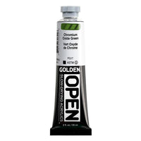 GOLDEN OPEN Slow-Drying Acrylic Paint, 59 ml – 7060 Chromium Oxide Green