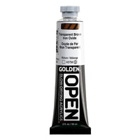 GOLDEN OPEN Slow-Drying Acrylic Paint, 59 ml – 7383 Transparent Iron Oxide Brown