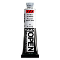 GOLDEN OPEN Slow-Drying Acrylic Paint, 59 ml – 7220 Naphthol Red Medium