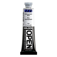 GOLDEN OPEN Slow-Drying Acrylic Paint, 59 ml – 7005 Anthraquinone Blue