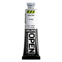 GOLDEN OPEN Slow-Drying Acrylic Paint, 59 ml – 7170 Green Gold