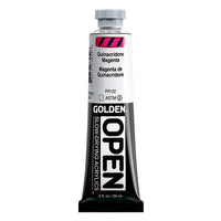 GOLDEN OPEN Slow-Drying Acrylic Paint, 59 ml – 7305 Quinacridone Magenta