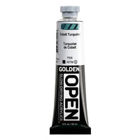 GOLDEN OPEN Slow-Drying Acrylic Paint, 59 ml – 7144 Cobalt Turquoise