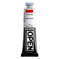 GOLDEN OPEN Slow-Drying Acrylic Paint, 59 ml – 7277 Pyrrole Red