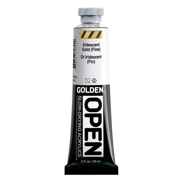 GOLDEN OPEN Slow-Drying Iridescent Acrylic Paint 59 ml