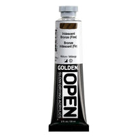 GOLDEN OPEN Slow-Drying Iridescent Acrylic Paint 59 ml – 7481 Bronze Fine