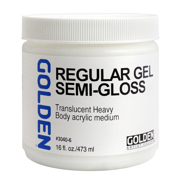 GOLDEN Regular Gel Semi-Gloss acrylic gel medium