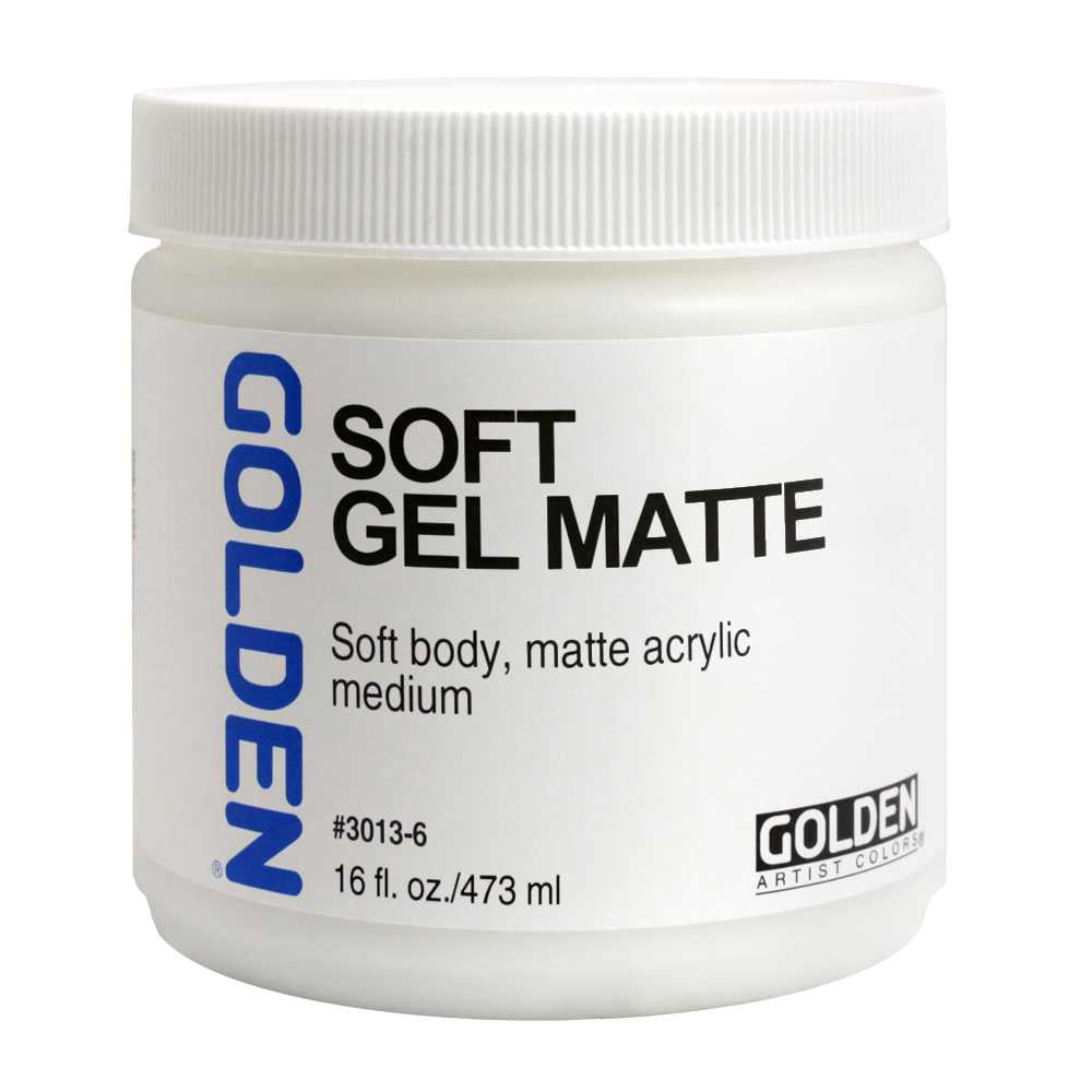 GOLDEN Soft Gel Matte acrylic medium 237 ml