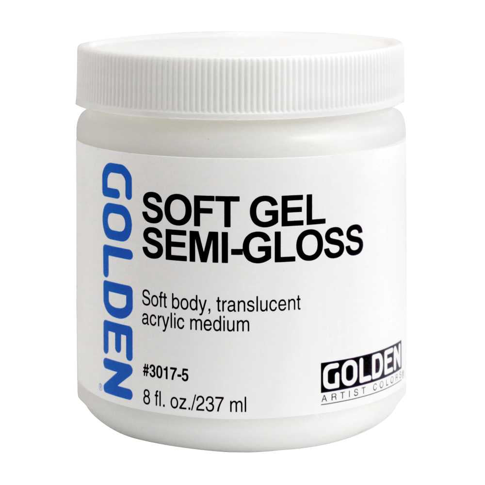 GOLDEN Soft Gel Semi-Gloss Acrylic Gel, Semi-Gloss