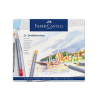 Goldfaber Aqua Watercolor Pencils Set of 24 Colors / Metal Case