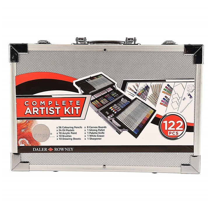 Голям художествен комплект Daler-Rowney Complete Artist Kit - 122 части — изображение 1