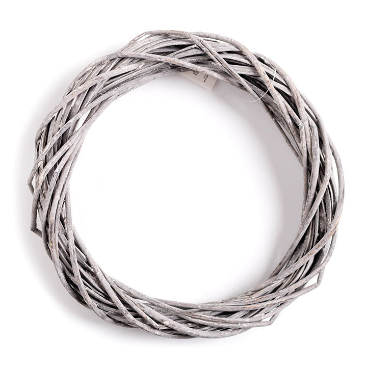 Gray Wicker Wreath | various sizes — image 2