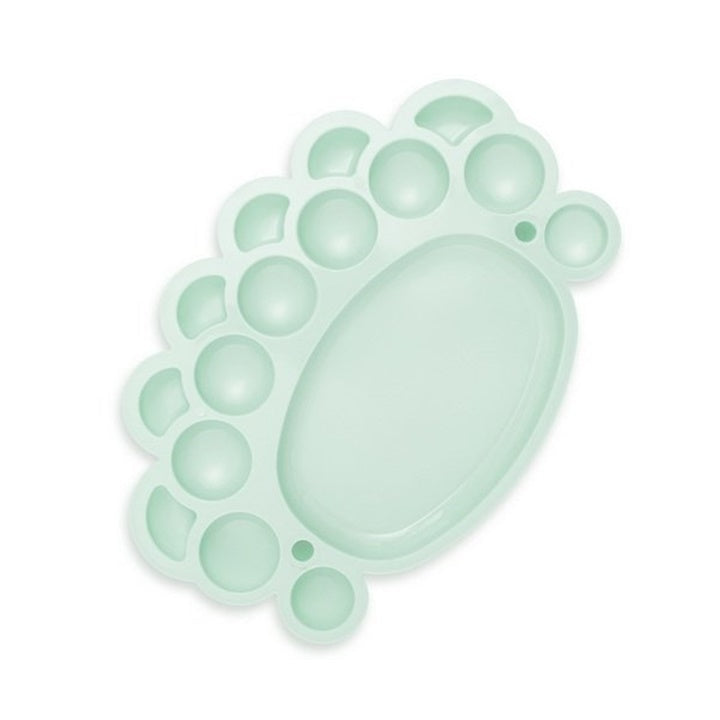 Green Plastic Painting Palette