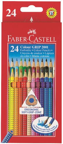 Grip 2001 Colored Pencils, Set of 24 Colors