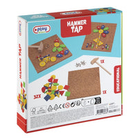 Hammer Tap 74-Piece Educational Hammering Game with Hammer
