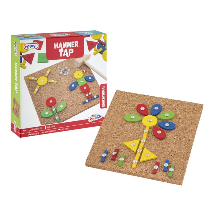 Hammer Tap 74-Piece Educational Hammering Game with Hammer