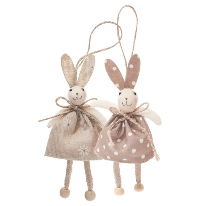 Hanging Bunny Set of 2