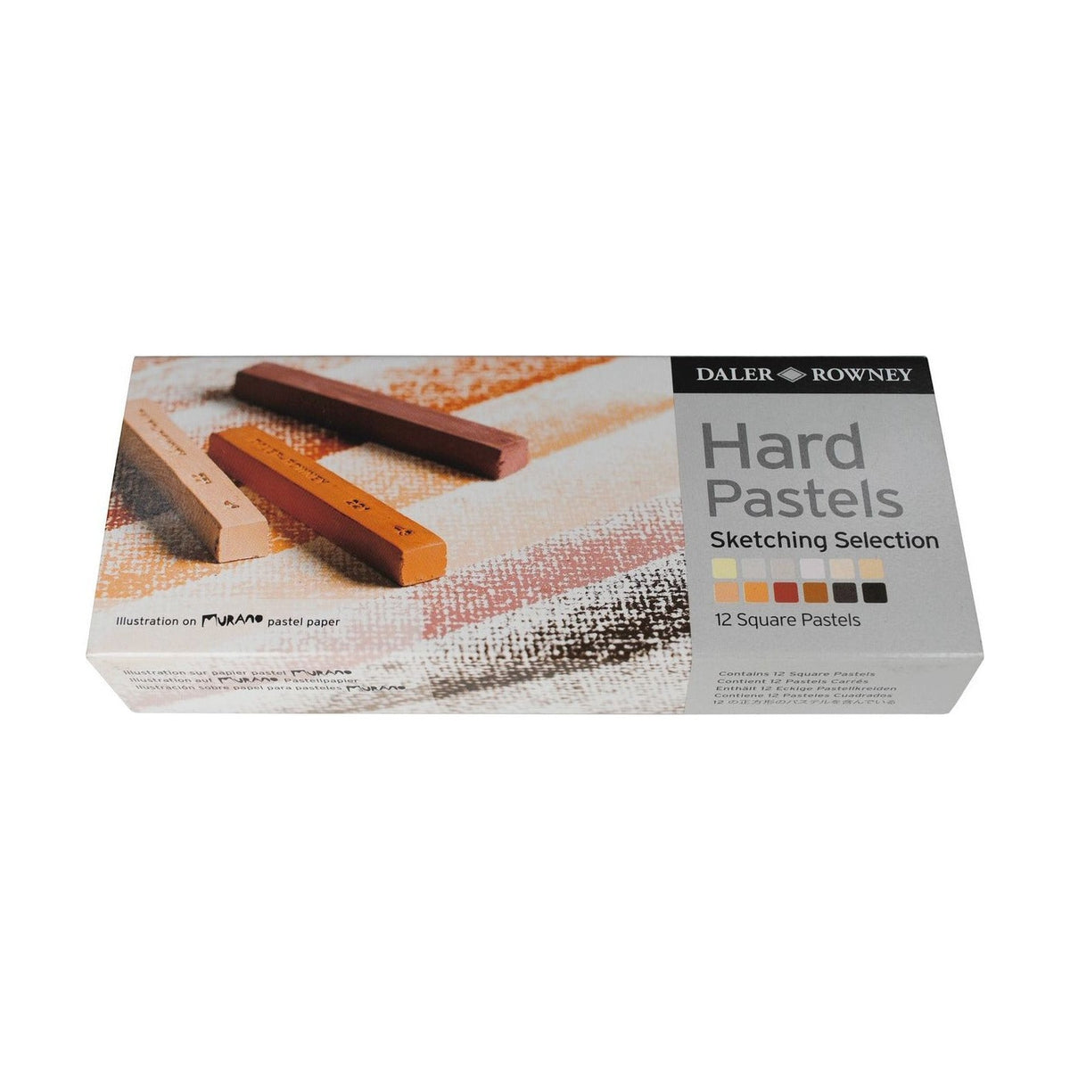 Hard Pastels DALER ROWNEY Artists Set 12 pcs