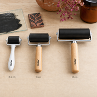 Hard Rubber Linoleum Roller