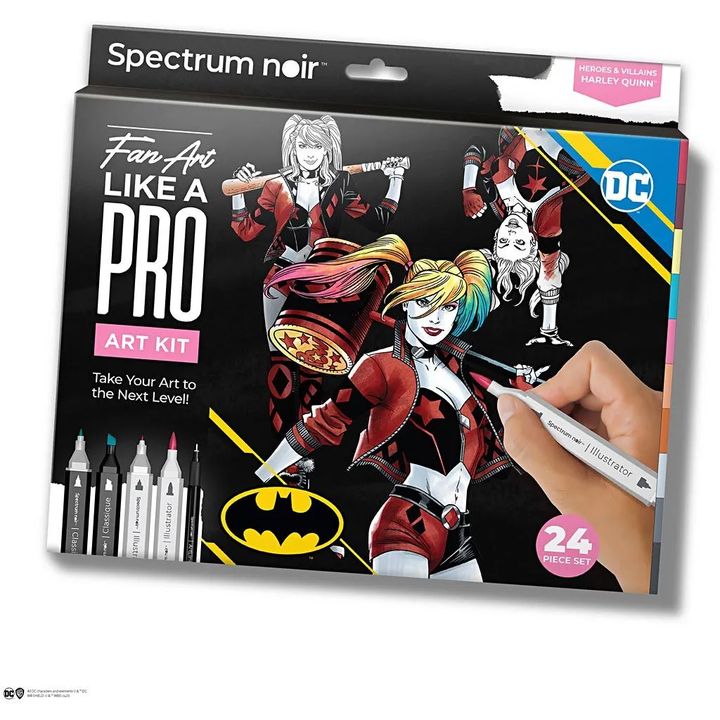Harley Quinn Illustration Art Set - image 1