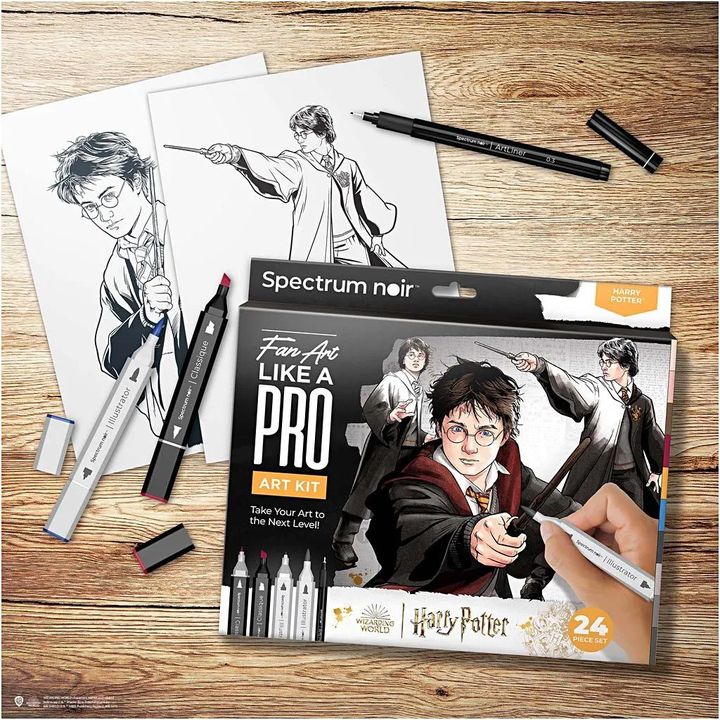 Harry Potter Illustration Art Set, image 4
