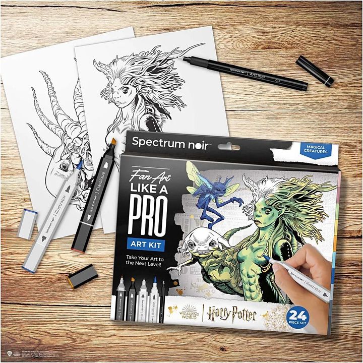 Harry Potter: Magical Creatures Illustration Art Set, image 3