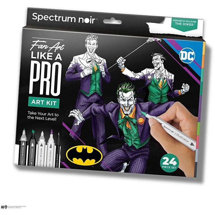 Heroes and Villains: The Joker Art Set for Illustration — image 1