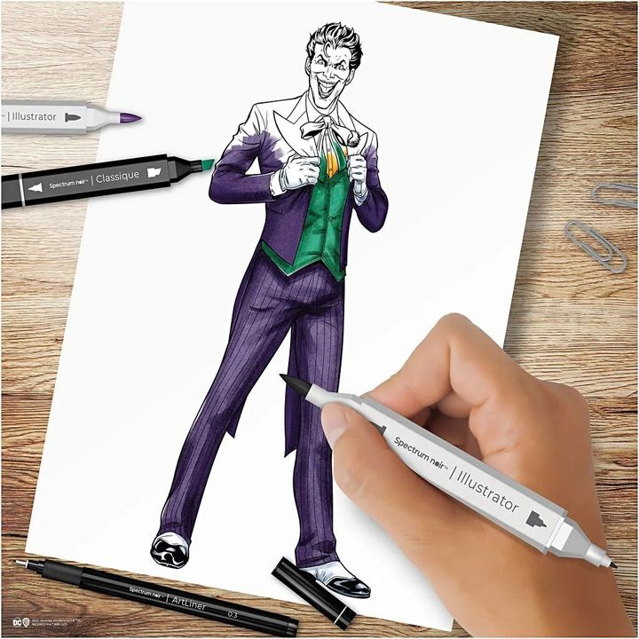 Heroes and Villains: The Joker Art Set for Illustration — image 3