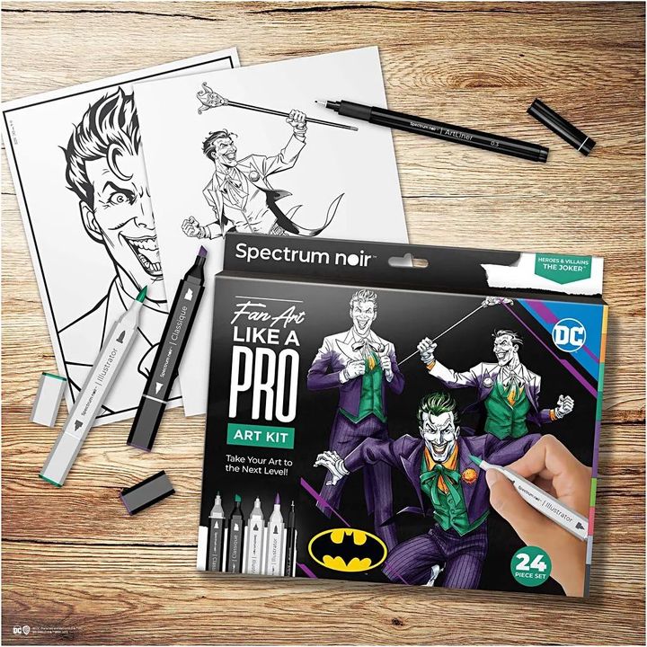 Heroes and Villains: The Joker Art Set for Illustration — image 4