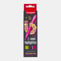 Highlighters Bruynzeel / set of 2 – yellow and pink