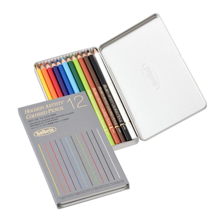Holbein Artists Colored Pencils, Set of 12 | Various Sets — Image 3