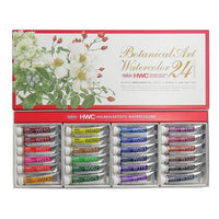Holbein Botanical Watercolor Set, 24 x 5 ml