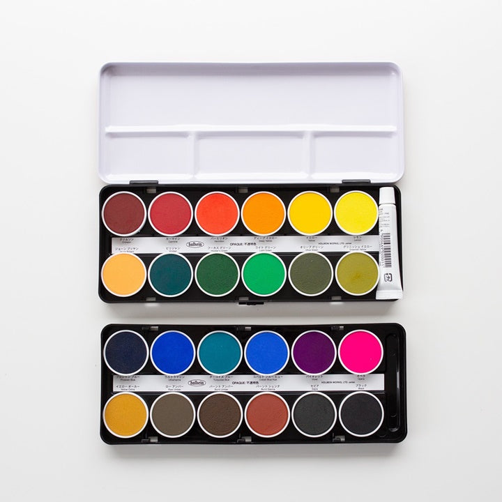 Holbein Cake Colors Opaque Watercolor Set | various sets — image 2