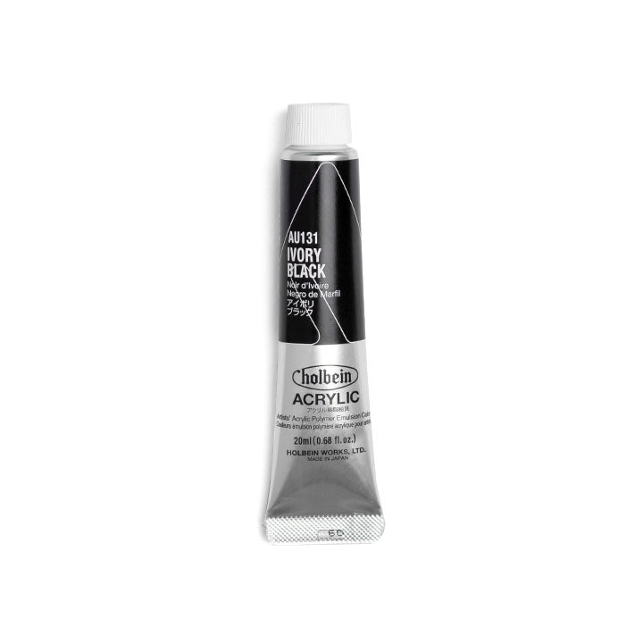 Holbein Heavy Body Professional Acrylic Paints, Black and White Shades — image 11