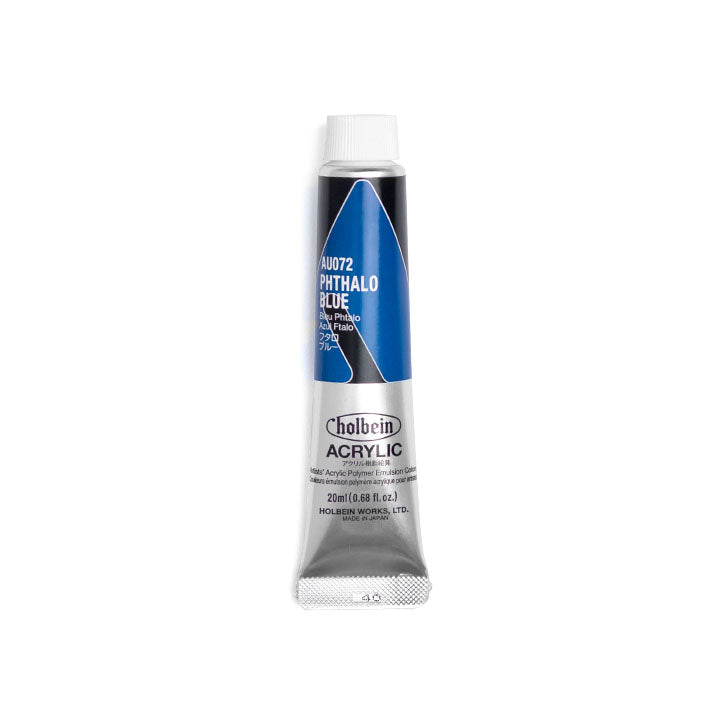 Holbein Professional Heavy Body Acrylic Paints, Blue Shades — image 1