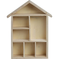 House-Shaped Shelving Unit