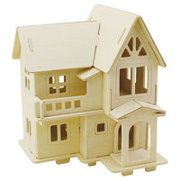 House with Balcony - 3D Building Kit