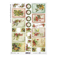 ITD Rice Paper A4 - Christmas Greetings