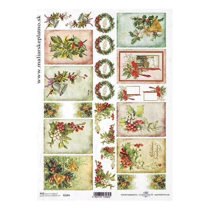 ITD Rice Paper A4 - Christmas Greetings