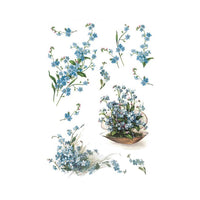 ITD Rice Paper A4 - Forget-Me-Nots