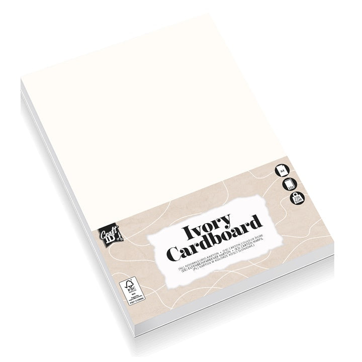 Ivory Paper Pad A4, 10 Sheets