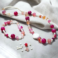 Jewelry-Making Craft Set, Brown-Black Mix