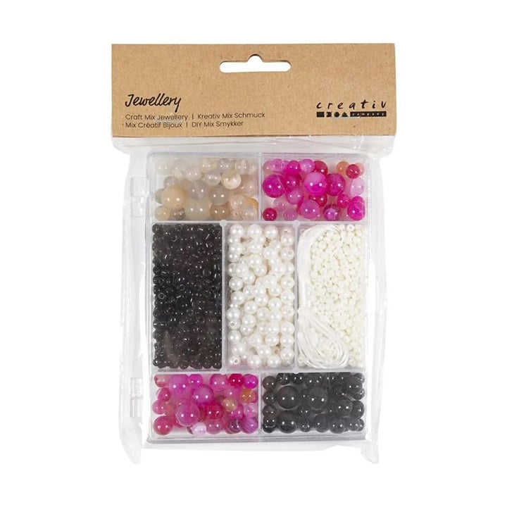 Jewelry-Making Craft Set - Pink Mix