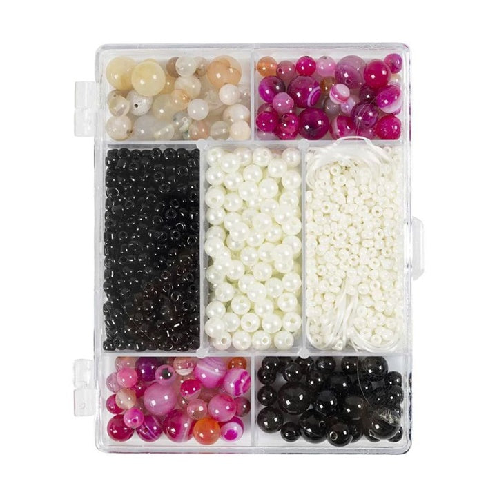 Jewelry-Making Craft Set - Pink Mix